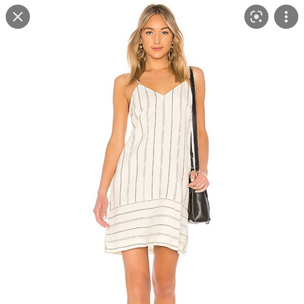 10 CROSBY cream striped Slip Dress
Derek Lam Size 8